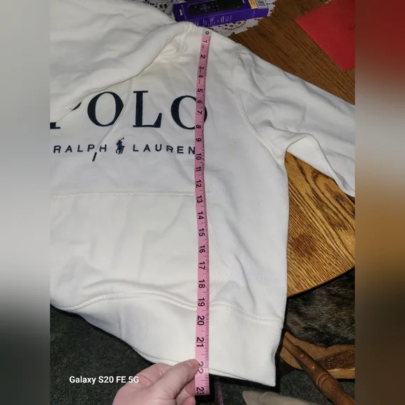 Polo Ralph Lauren White Hoodie - Picture 2 of 10